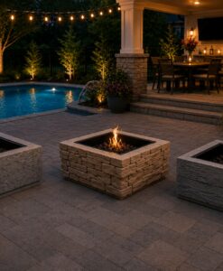 Rustic Wood Firepit - Image 3