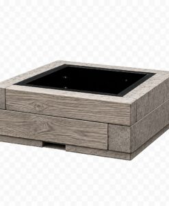 Rustic Wood Firepit - Image 4